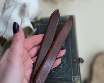 Handcrafted Wooden Bone Folder / Paper Creaser / Burnisher Tool