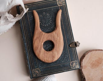 Lucet, Knitting Fork, Wooden Lucet, Braiding Tool