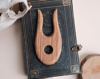 Lucet, Knitting Fork, Wooden Lucet, Braiding Tool