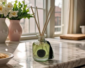 Citrus Floral Reed Diffuser: Serenity Home Fragrance Gift Box