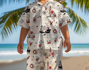 Mickey Mouse Cruise Adventure Hawaiian Shirt, Disney Hawaiian Shirt, Disney Cruise Adventure Hawaii Shirt, Family Cruise Trip Hawaiian Shirt