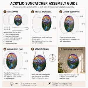 Kit fai da te per acchiappasole Albero della Vita, acchiappasole con simbolismo celtico, decorazione acrilica da appendere alla finestra, acchiappasole naturale Albero della Vita per la casa immagine 14