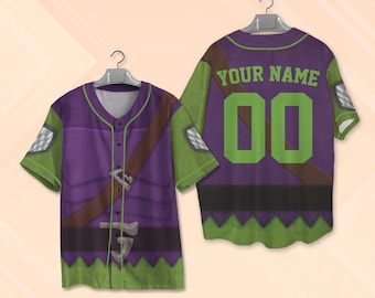 Benutzerdefinierte Grüner Kobold Kostüm Baseball Jersey, The Amazing Spider Man Jersey, Disney Halloween Jersey Shirt, Grüner Kobold Cosplay Kostüm Tee