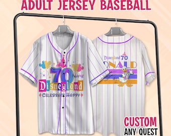 Disneyland 70th Anniversary Baseball Jersey, Disneyland Resort