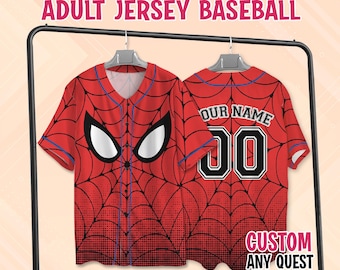 Camiseta de béisbol personalizada de Spidey de Disney, camiseta de Spider-Verse de Disney, camiseta de Spider-Man, camiseta de Spidey y sus increíbles amigos, camiseta de Spider-Man
