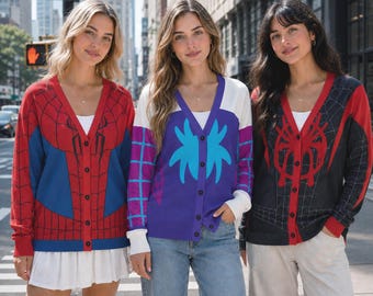 Gilet costume Spider-Man, gilet cosplay Spidey et ses amis, tenue Spider-Man Miles Morales Ghost Spider, gilet de super-héros