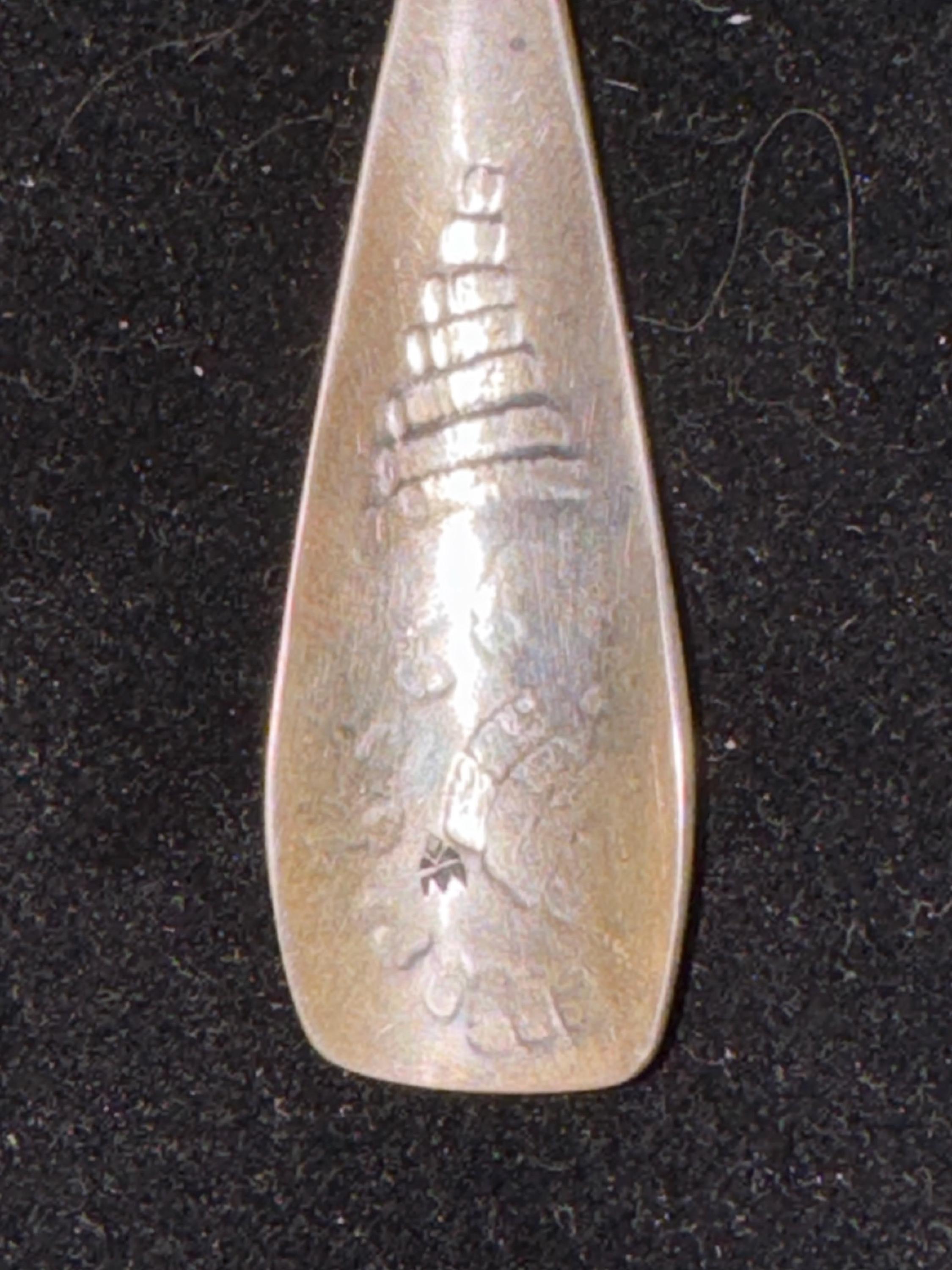 Vintage Hopi Sterling Silver Bear Claw Pendant Necklace – Bernard 