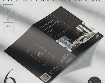Real Estate Brochure Template Canva Template Listing Flyer Property Brochure Open House Brochure Realtor Branding Real Estate Marketing