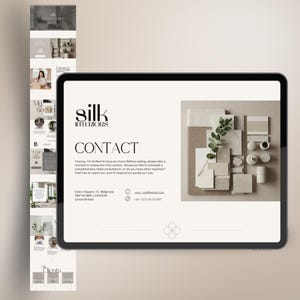 Professional Canva website template for interior designers, home stagers, and architects – No coding required!