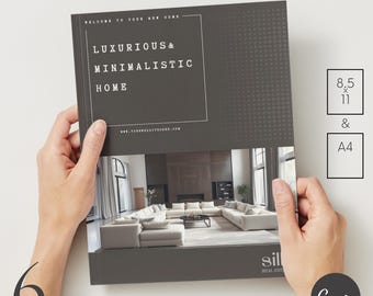 Real Estate Brochure Template Canva Template Listing Flyer Property Brochure Open House Brochure Realtor Branding Real Estate Marketing