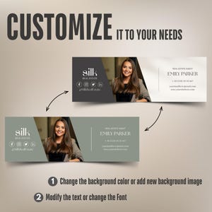 Canva email signature template customization options, showing how to change colors, fonts, and images.

Canva E-Mail Signatur Vorlage Anpassungsoptionen, zeigt wie man Farben, Schriftarten und Bilder ändert