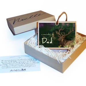 Elk ornament to honor loved ones who have passed add year or name for dad or mom brother sister daughter son