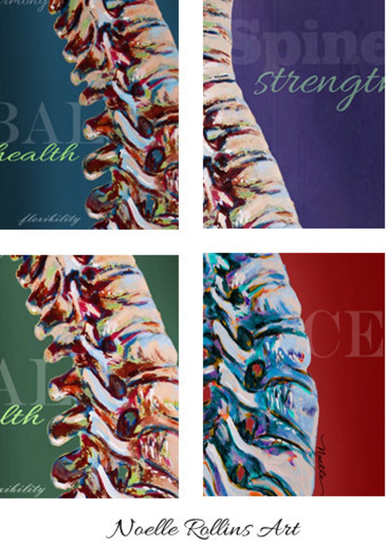 Chiropractic Wall Artwork Trio Wall Art Set of 3 Prints for | Etsy