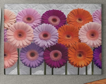 Glass Cutting Board, Floral Kitchen Decor, Tempered Glass Chopping Board, Quilted Style Decorative Cutting Board, Floral Glass Serving Tray