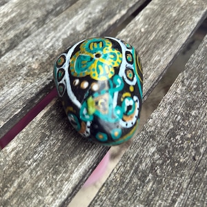 Glücksspiel Frosch Handbemalter Stein zum aufstecken als Glücksstein!!!  Tolles Vatertagsgeschenk für Väter die gerne spielen!!!