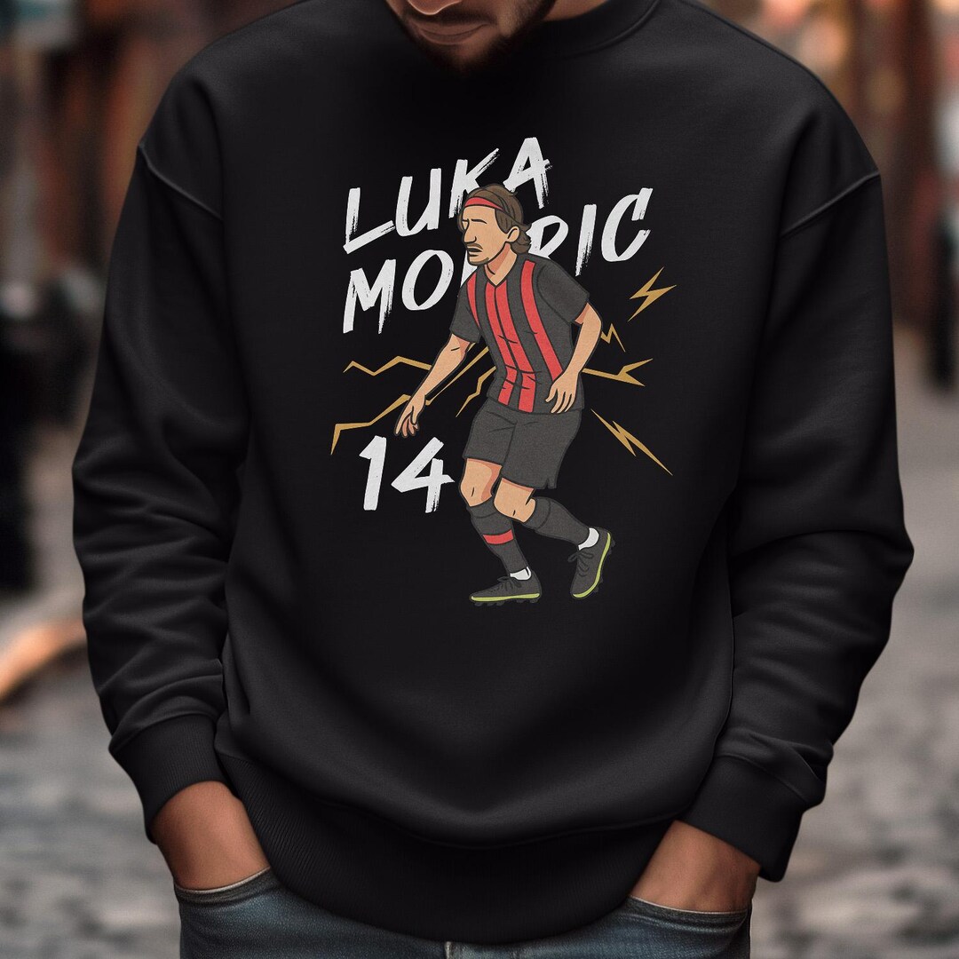 Modric Animated Tribute Design, #14 Welcome to Milan Personalized Shirt ...