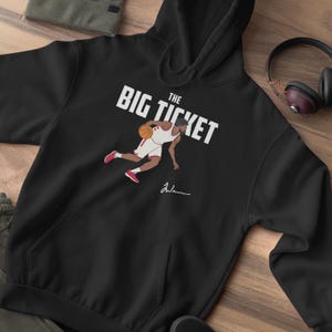 Wiseman inspiriertes Jersey-Design, Big Ticket Tribute Basketball Fans Geschenk, Indiana Basketball Star Player, Indiana Fans Geschenk Tee