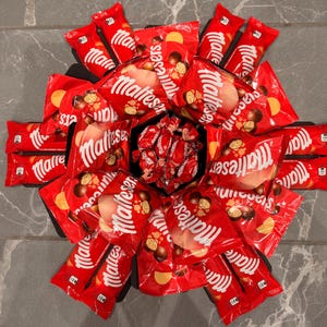 Chocolate Explosion Box, Malteser Gift, Candy Box, Party Favour,