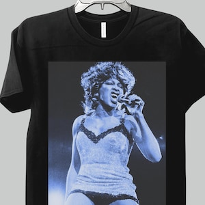 Tina Turner T-Shirt: 80s Classic Rock Concert Graphic Band Style