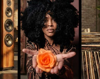 Erykah Badu Poster: Retro 90s Neo Soul Wall Art Graphic Music Print