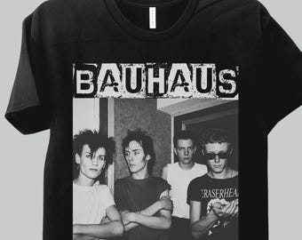 Bauhaus T-shirt Vintage Rare BIG PRINT White Tee Shirt Peter