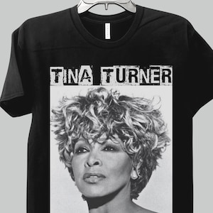 Tina Turner T-Shirt: 80s Classic Rock Concert Graphic Band Style