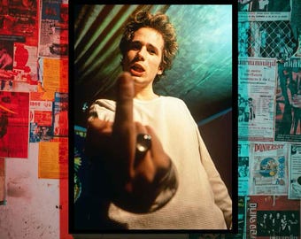 Jeff Buckley Poster: Retro Wall Art 90s Rock Music Decor Graphic Matte Print