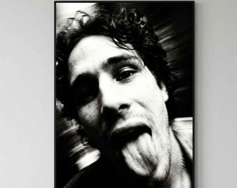 Jeff Buckley Poster: Retro Wall Art 90s Rock Music Decor Graphic Matte Print