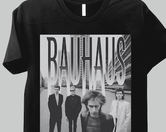 Bauhaus T-shirt Vintage Rare BIG PRINT White Tee Shirt Peter