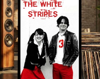 The White Stripes Poster: Retro Garage Rock Wall Art Music Print