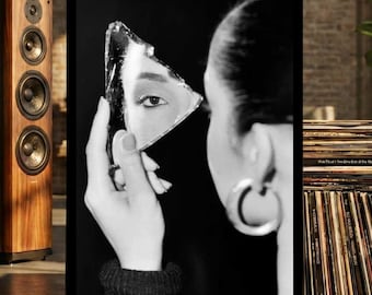 Sade Poster: Vintage Wall Art 90s Neo Soul Music Decor Graphic Matte Print