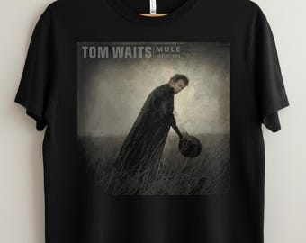 Tom Waits T-shirt - Classic Vintage Blues - Tom Waits Music Shirt