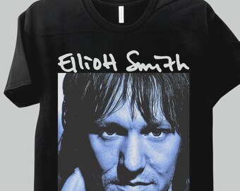 T-shirt Elliot Smith Either/Or - Design Rétro 90s Indie Folk - Taille XL, Personnalisable - Neuf Avec étiquettes