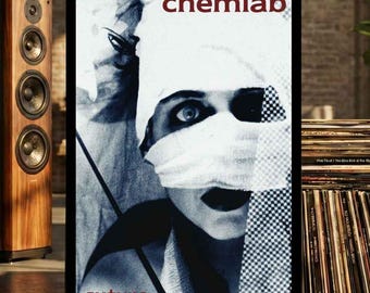 Chemlab Poster: Retro 90s Industrial Rock Wall Art Graphic Matte Print