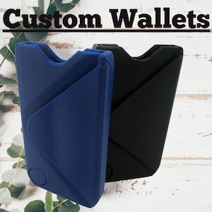 Cartera delgada impresa en 3D con clip para billetes, tarjetero EDC minimalista, billetera de bolsillo frontal personalizable, billetera delgada para hombre, regalo para él
