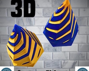 Aanpasbaar 3D-geprint spiraalvormig fidgetspeeltje: sensorische stressverlichting