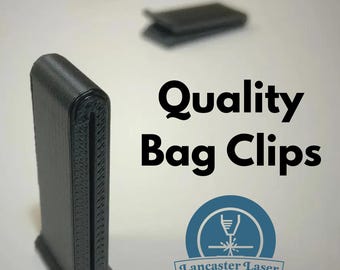 3D Printed Bag Clips: Reusable Food Sealer, Kitchen Pantry Organizer - 5-Pack