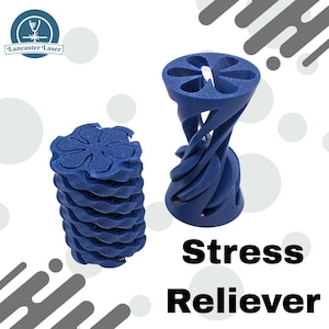 3D Printed Spiral Fidget Toy Bundle: Sensory Stress Relief Desk Toy