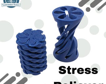 3D Printed Spiral Fidget Toy Bundle: Sensory Stress Relief Desk Toy