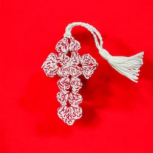Crocheted Cross Bookmarks
