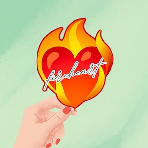 Fireheart Vinyl Sticker: Holographic Aelin Galathynius, Throne of Glass