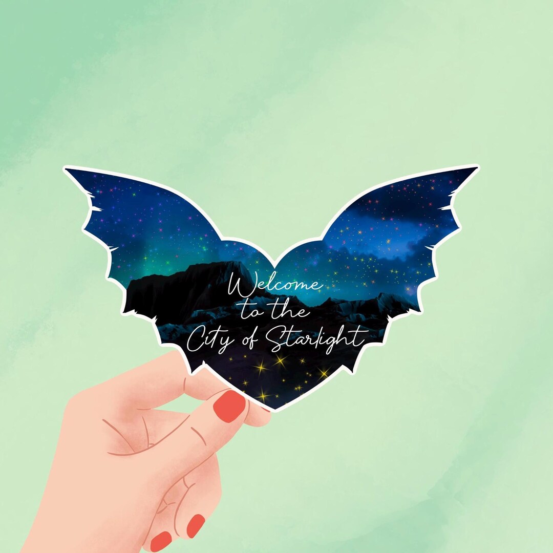 Velaris Sticker | City of Starlight, ACOTAR Holographic Vinyl - Etsy
