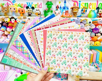 6x6 Random Cuteness Paper Pack set of 25 Sheets