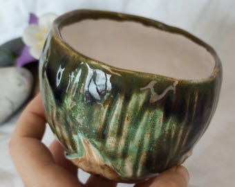 Handmade Ceramic STALKER cup: Rustic  Glaze, Gamer Gift