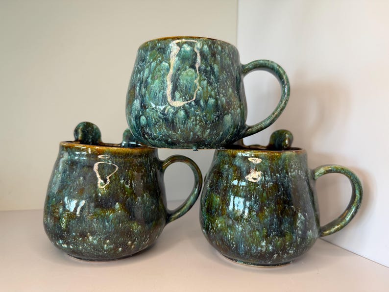 Handmade Ceramic Frog Mug: Whimsical Pottery Tea Cup image 7