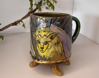 Forest Spirit Mug - Princess Mononoke - Studio Ghibli Inspired Ceramic Pottery
