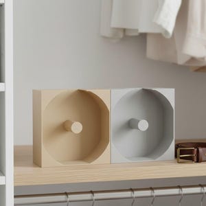 Gürtelhalter passend für IKEA PAX Komplement | Halterung für Schrank-Organisation | Zubehör-Set erweiterbar | Stecksystem Schrank-Ordnung