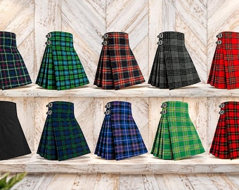 Hand made Scottish Kilt Traditional Highland Dress Skirt Kilts Tartan Wedding Attire