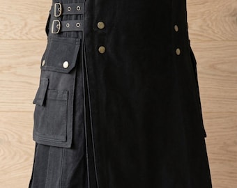 Rustikaler Kilt aus Baumwolle mit Kiltmuster