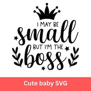 Fichiers de coupe SVG bébé drôle | SVG bébé fille garçon | énonciations mignonnes de nouveau-né | Cricut & Silhouette Designs